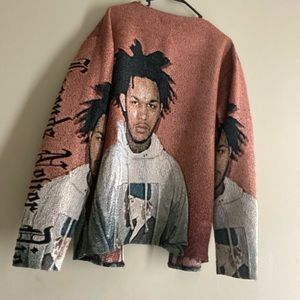 Fredo Santana Tapestry Cardigan W/ Tote Bag